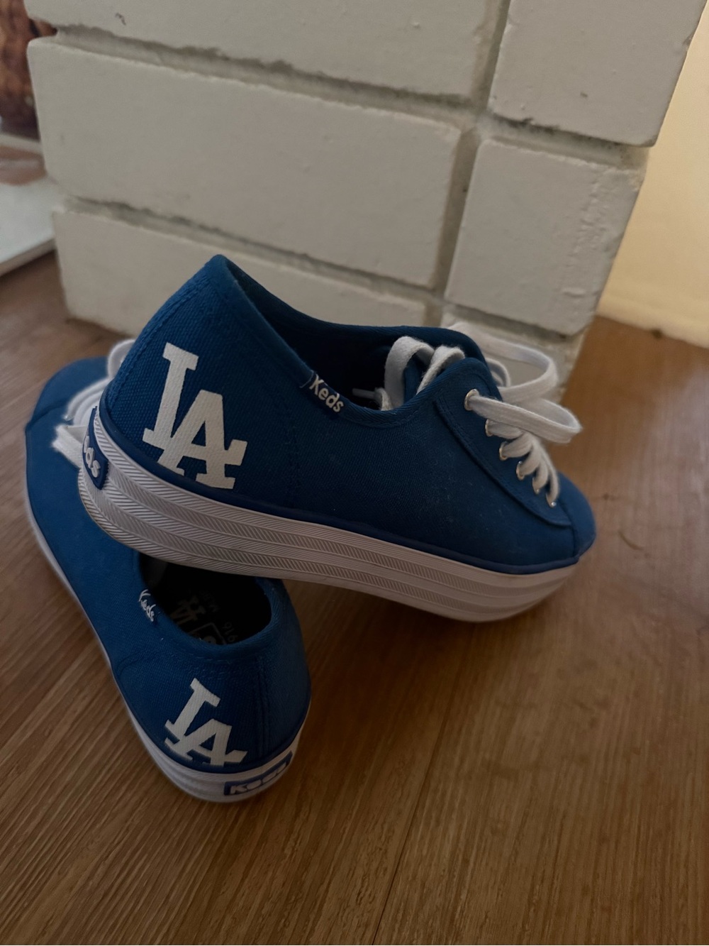 Los Angeles Dodgers Keds Women's Triple Kick Sneakers